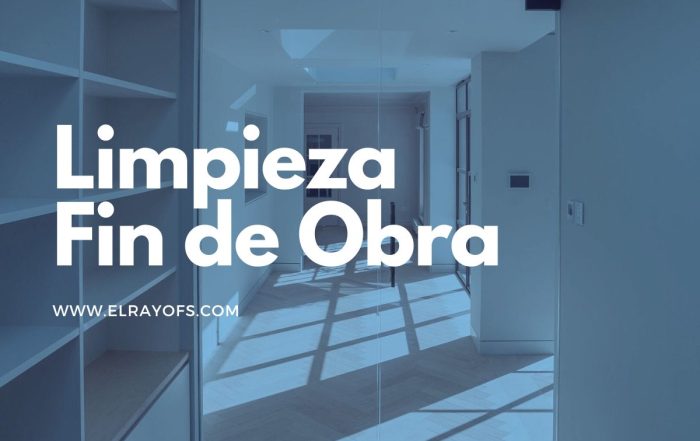 Limpieza Fin de Obra